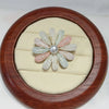 Wholesale Alloy Freshwater Pearl Flower Plaid Brooch Women's Clothing Accessory Set With Pearls