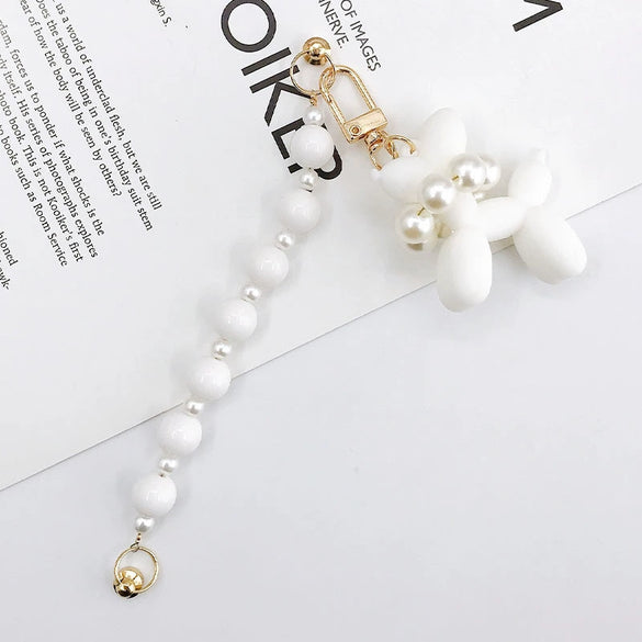 Wholesale Alloy Frosted Pearl Bow Bracelet With Screw Buckle Electroplated Trendy For Women