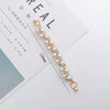 Wholesale Alloy Frosted Pearl Bow Bracelet With Screw Buckle Electroplated Trendy For Women
