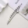 Wholesale Alloy Frosted Pearl Bow Bracelet With Screw Buckle Electroplated Trendy For Women