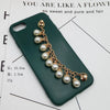 Wholesale Alloy Frosted Pearl Bow Bracelet With Screw Buckle Electroplated Trendy For Women