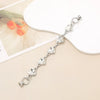 Wholesale Alloy Frosted Pearl Bow Bracelet With Screw Buckle Electroplated Trendy For Women