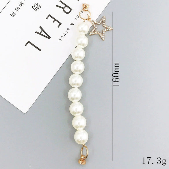 Wholesale Alloy Frosted Pearl Bow Bracelet With Screw Buckle Electroplated Trendy For Women