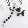 Wholesale Alloy Frosted Pearl Bow Bracelet With Screw Buckle Electroplated Trendy For Women