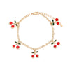 Wholesale Alloy Fruit Love Pendant Bracelet For Men And Women With Electroplating