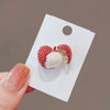 Wholesale Alloy Fruit Lychee Brooch For Women With Electroplating Design