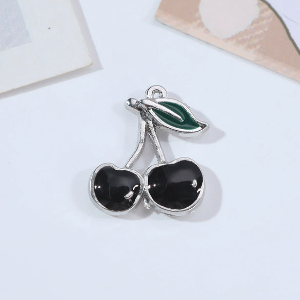 Wholesale Alloy Fruit Style Dripping Oil Jewelry Accessories Including Bracelet Pendant Necklace Earrings