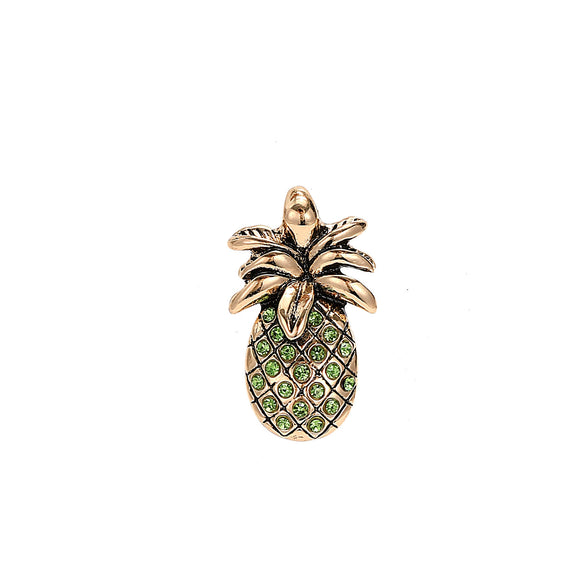 Wholesale Alloy Fruit Style Watermelon Pendant Necklace With 18K Gold Electroplating For Women