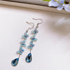 Wholesale Alloy Geometric And Butterfly Pattern Earrings Set With Gemstones For Women