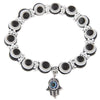 Wholesale Alloy Geometric Beaded Evil Eye Hand Of Fatima Women's Bracelet Jewelry