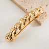 Wholesale Alloy Geometric Bow Hairpin For Women With Electroplating Treatment