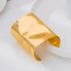 Wholesale Alloy Geometric Brushed Electroplated Exaggerated Design Bracelet Jewelry Accessories