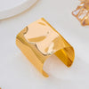 Wholesale Alloy Geometric Brushed Electroplated Exaggerated Design Bracelet Jewelry Accessories