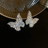 Wholesale Alloy Geometric Butterfly Women's Cold Style Fashion Light Luxury Ear Bone Clip Earrings With Electroplating