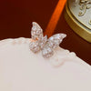 Wholesale Alloy Geometric Butterfly Women's Cold Style Fashion Light Luxury Ear Bone Clip Earrings With Electroplating
