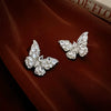 Wholesale Alloy Geometric Butterfly Women's Cold Style Fashion Light Luxury Ear Bone Clip Earrings With Electroplating