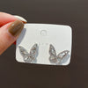 Wholesale Alloy Geometric Butterfly Women's Cold Style Fashion Light Luxury Ear Bone Clip Earrings With Electroplating