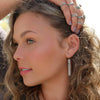 Wholesale Alloy Geometric Carved Drop Earrings With Ancient Silver Ear Hook Retro Style Electroplated For Women