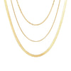 Wholesale Alloy Geometric Coin Round Pendant Snake Bone Chain Three Layer Women's Necklace Set With Electroplating