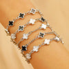 Wholesale Alloy Geometric Cross Electroplated Unisex Light Luxury Bracelet Jewelry