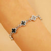 Wholesale Alloy Geometric Cross Electroplated Unisex Light Luxury Bracelet Jewelry