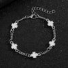 Wholesale Alloy Geometric Cross Electroplated Unisex Light Luxury Bracelet Jewelry