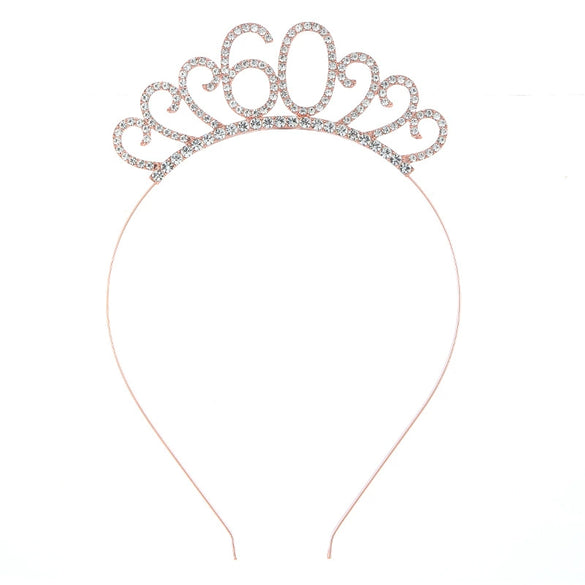 Wholesale Alloy Geometric Crown Headband Electroplated Women's Party Hair Accessories