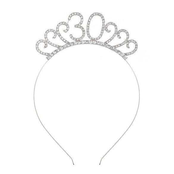 Wholesale Alloy Geometric Crown Headband Electroplated Women's Party Hair Accessories