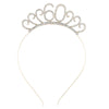 Wholesale Alloy Geometric Crown Headband Electroplated Women's Party Hair Accessories