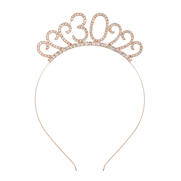 Wholesale Alloy Geometric Crown Headband Electroplated Women's Party Hair Accessories