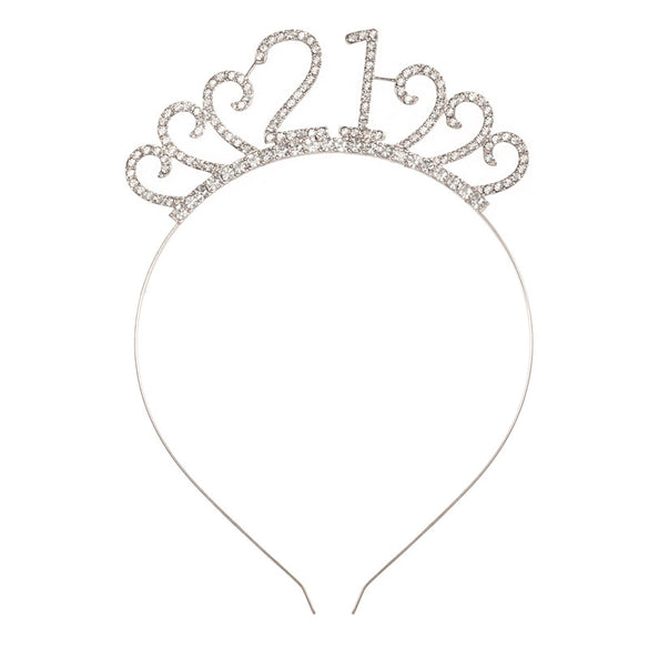 Wholesale Alloy Geometric Crown Headband Electroplated Women's Party Hair Accessories