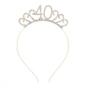 Wholesale Alloy Geometric Crown Headband Electroplated Women's Party Hair Accessories