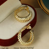 Wholesale Alloy Geometric Cshaped Electroplated Women's Ear Clips For Those Without Ear Holes Simple Style
