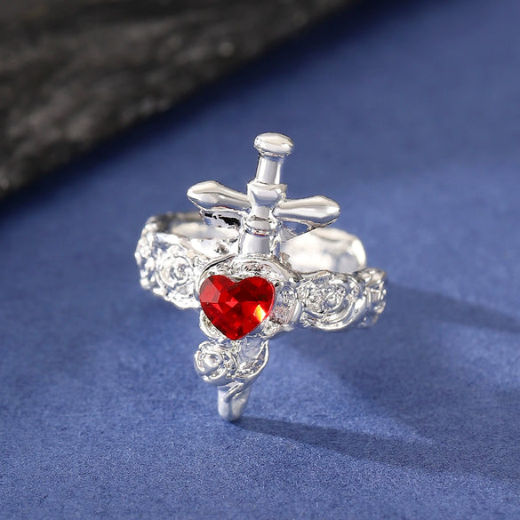 Wholesale Alloy Geometric Dark Gothic Rose Love Cross Ear Clips For Unisex And Women With Electroplating