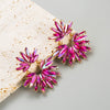 Wholesale Alloy Geometric Diamond Earrings For Ladies