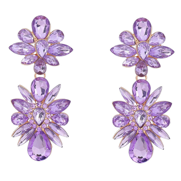 Wholesale Alloy Geometric Diamond Multilayer Exaggerated Fashion Women's Ear Jewelry