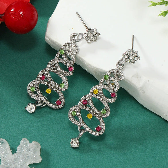 Wholesale Alloy Geometric Diamond Women's Earrings