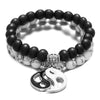 Wholesale Alloy Geometric Dripping Oil Beaded Couple Bracelet