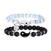 Wholesale Alloy Geometric Dripping Oil Beaded Couple Bracelet