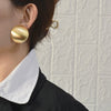 Wholesale Alloy Geometric Ear Studs Electroplated Simple Style Women's Jewelry