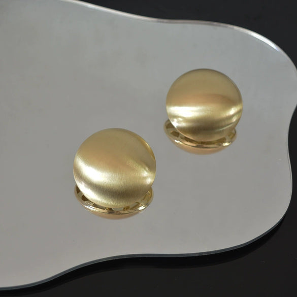 Wholesale Alloy Geometric Ear Studs Electroplated Simple Style Women's Jewelry