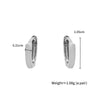 Wholesale Alloy Geometric Earrings Electroplated Minimalist Style For Women
