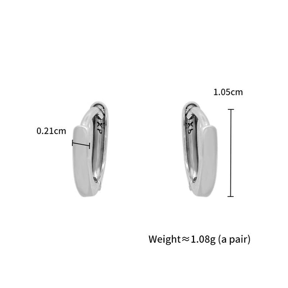 Wholesale Alloy Geometric Earrings Electroplated Minimalist Style For Women
