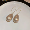 Wholesale Alloy Geometric Earrings With Diamond And Pearl Retro Light Luxury Electroplated For Women