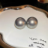 Wholesale Alloy Geometric Earrings With Diamond And Pearl Retro Light Luxury Electroplated For Women