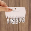 Wholesale Alloy Geometric Earrings With Electroplating For Women