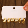Wholesale Alloy Geometric Earrings With Electroplating For Women