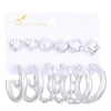 Wholesale Alloy Geometric Earrings With Electroplating For Women