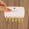 Wholesale Alloy Geometric Earrings With Electroplating For Women