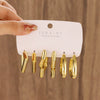 Wholesale Alloy Geometric Earrings With Electroplating For Women